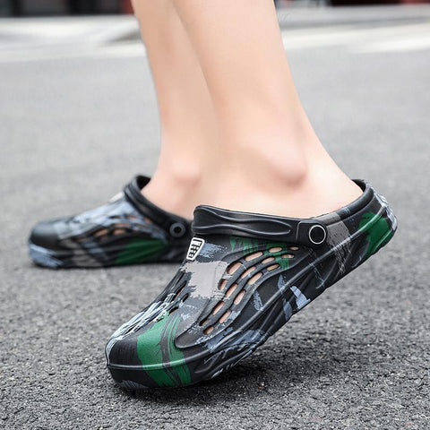 Memory Hospital Shoes Men Slip On Beach Water Slippers-BS01450-Veeddydropshipping