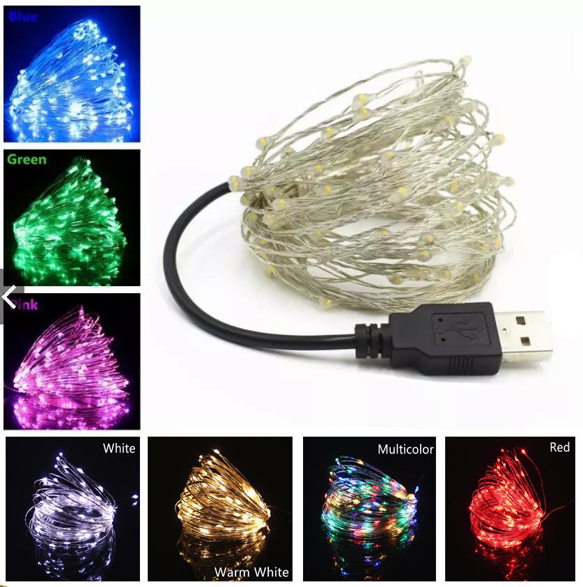 LED Lights 5M 50LEDs 10M 100LEDs 5V USB LED String light Fairy-TI00927-Veeddydropshipping