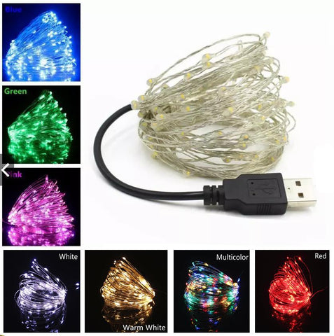 LED Lights 5M 50LEDs 10M 100LEDs 5V USB LED String light Fairy-TI00927-Veeddydropshipping