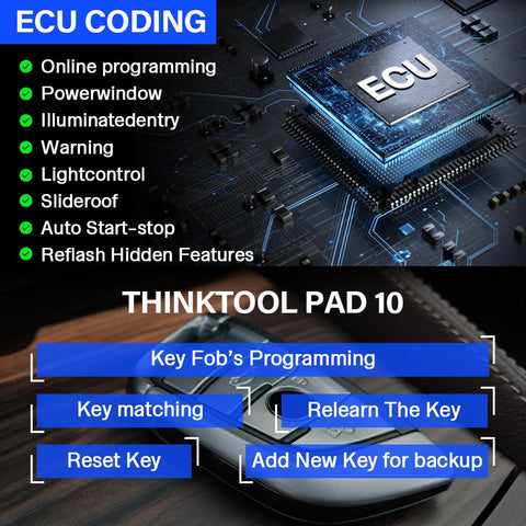 THINKCAR ThinkTool Pad 10 OBD2 Scanner Thinktool Master Diagnostic-AM00320-Veeddydropshipping