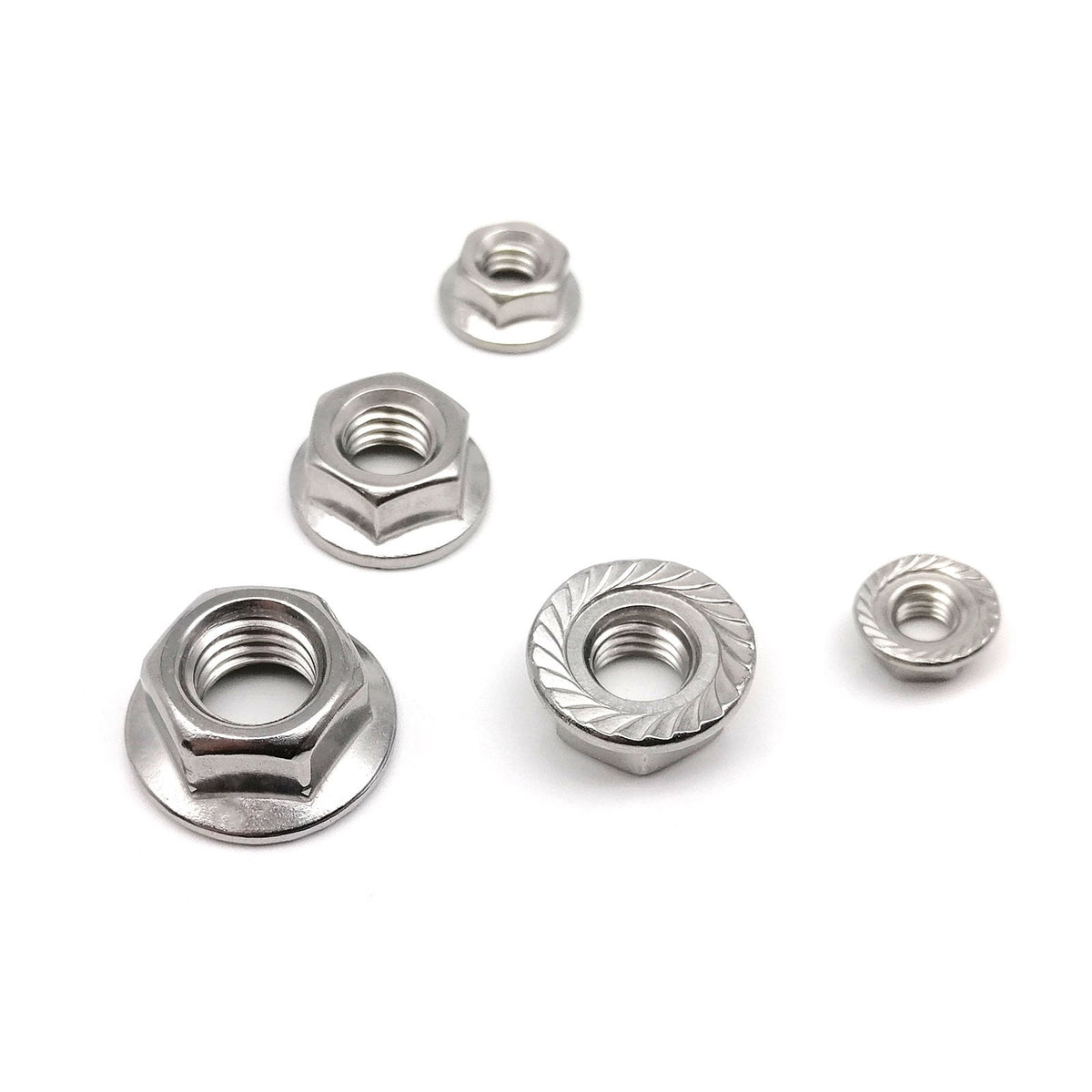 Head Serrated Lock Spinlock Flange Nut-TI00569-Veeddydropshipping