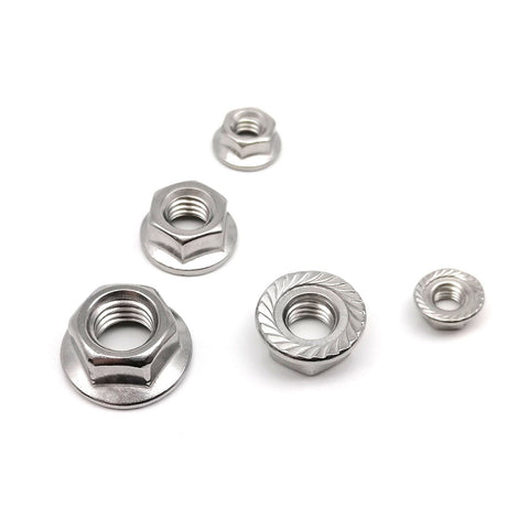 Head Serrated Lock Spinlock Flange Nut-TI00569-Veeddydropshipping