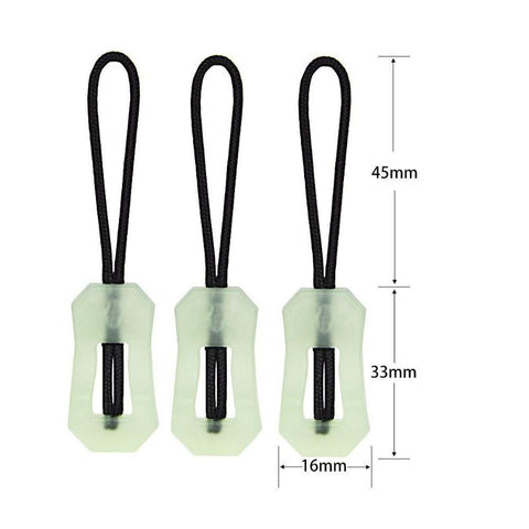 Luminous Zipper Rope PVC Slider Head Handle-HA00067-Veeddydropshipping