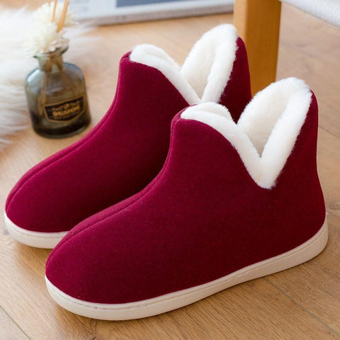 Boots Non-slip Men and Women Home Thick Velvet-BS01196-Veeddydropshipping