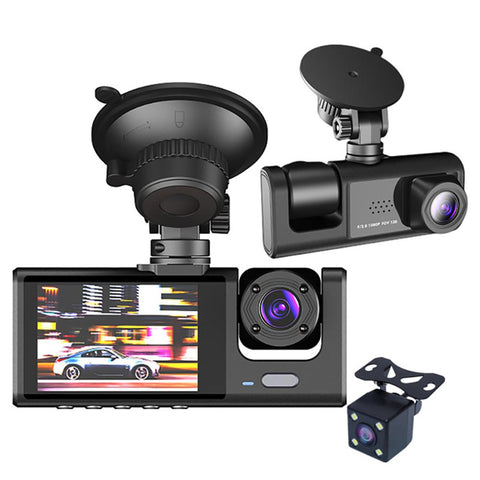 Dash Cam For Car 1080P HD Dash Cam 3 Camera Motion Detection G-sensor-AM00567-Veeddydropshipping