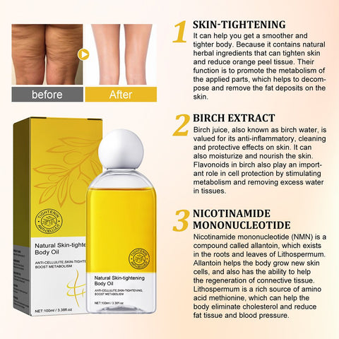 Natural Skin Tightening Body Oil Anti-Cellulite-BH00340-Veeddydropshipping