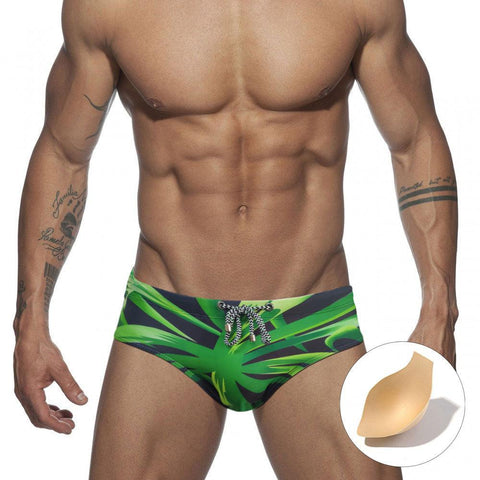 Solid Swimsuit Men 2023 Low Waist Bathing Suit Fashion Men&#39;s Swimwear Briefs -OS00076-Veeddydropshipping