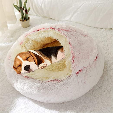Pet Cat Bed Round Cat Cushion House-HA01972-Veeddydropshipping