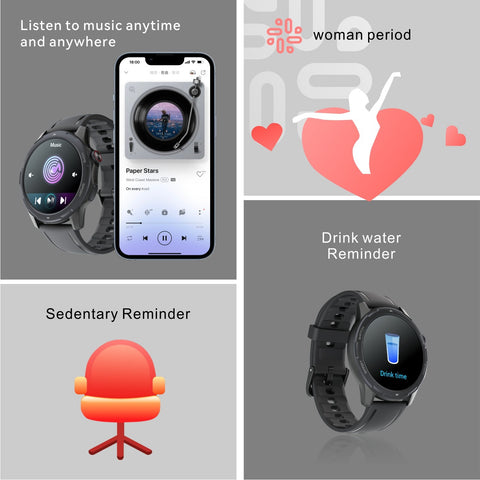 Smart Watch Men Women Bluetooth Call  Waterproof Men Watches-JW01108-Veeddydropshipping