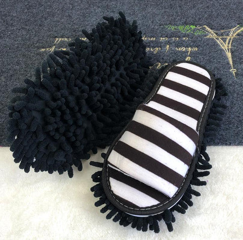 Washable Microfiber Dust Mop Slippers-HA01100-Veeddydropshipping