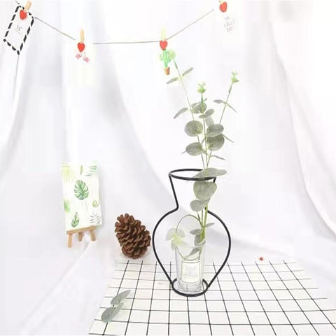 European-Style Iron Wire Vase-HA00253-Veeddydropshipping
