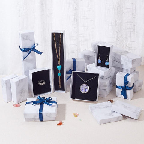 Marble Jewelry Box Carton Packaging Display Box Gifts Jewelry -JW01673-Veeddydropshipping