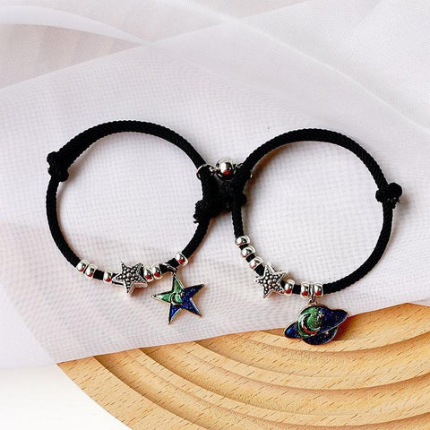 Magnet Couple Bracelets Romantic Heart Matching Lovers  -JW00242-Veeddydropshipping