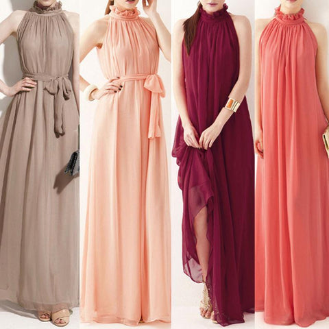 2021 Pregnancy Dress Maternity Dresses Women Dress Chiffon Long Dress-TB00587-Veeddydropshipping