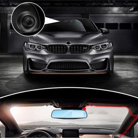 Car Rearview Mirror Dual Lens Driving Video Recorder Rearview Dash Camera-AM00714-Veeddydropshipping