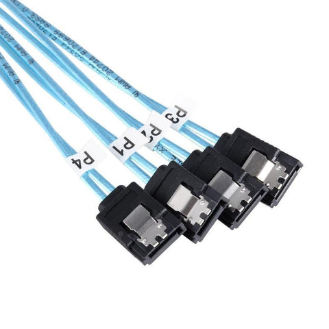 SAS SATA Cable Mini-SAS SFF-8087 To 4 SATA Cable-CE00029-Veeddydropshipping