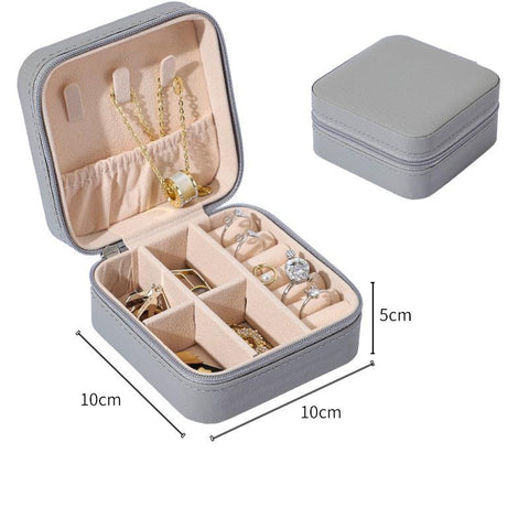 Portable Box Jewelry Organizer Travel Case Boxes-HA00786-Veeddydropshipping