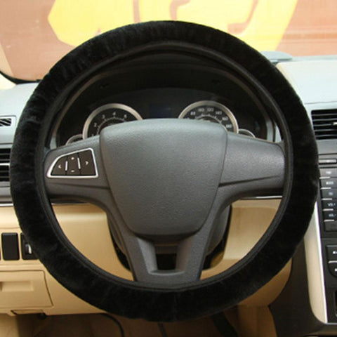 High-density Warm Plush Winter Steering Wheel Protector-AM01493-Veeddydropshipping