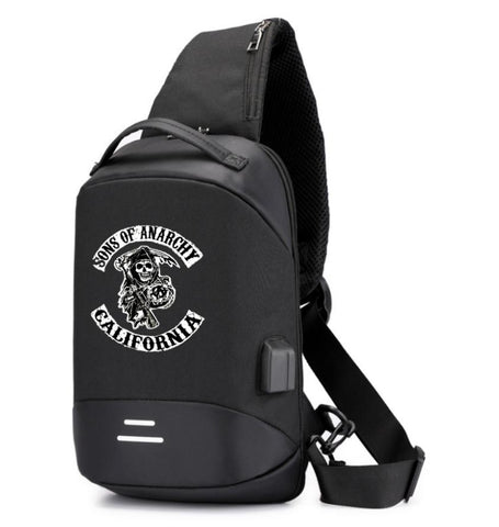 Shoulder  car logo Hiking Backpack Nylon Outdoor-BS00299-Veeddydropshipping