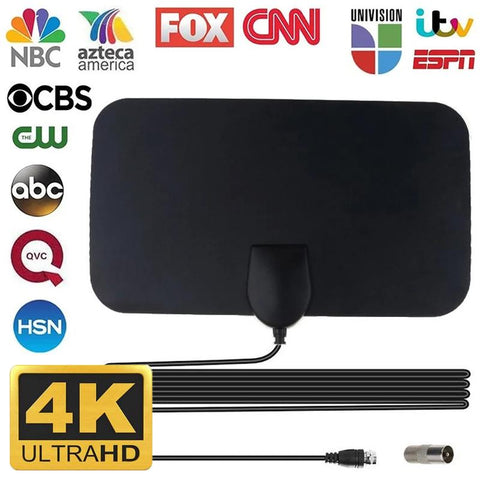 2023 New 8K TV Antenna 4000Mile Digital Aerial HD Flat Design 25DB High -CE00841-Veeddydropshipping
