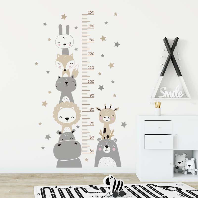 Height Ruller Wall Stickers Room Nursery-HA00201-Veeddydropshipping