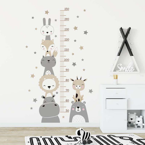Height Ruller Wall Stickers Room Nursery-HA00201-Veeddydropshipping