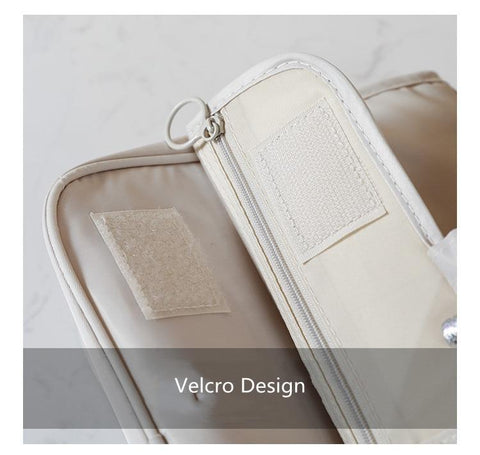 Portable South Korea Simple Girl Heart Toiletry Bag Large-BS00547-Veeddydropshipping