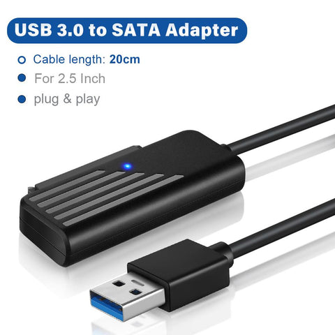 SATA to USB 3.0 Adapter Type C to  Cable 5Gbps High Speed Data Transmission -CE00005-Veeddydropshipping