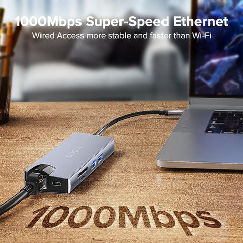 Hub  HDMI-Compatible  Card Adapter Station Splitter-CO00243-Veeddydropshipping