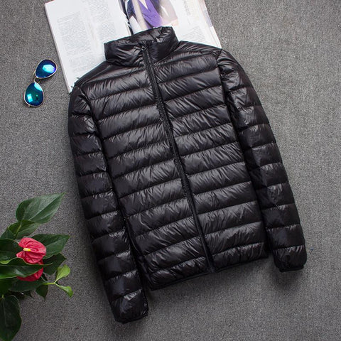 Jacket Men&#39;s Fashion Hooded Short Ultra-thin Lightweight-MF01230-Veeddydropshipping