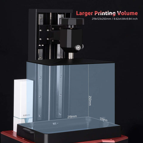 Mono MSLA 3D printer UV resin curing 8K liquid crystal 3D printer 10 ''8K liquid crystal printing