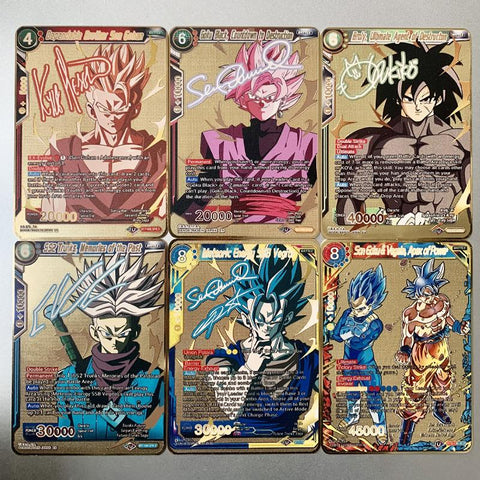 New Dragon Ball  Gold Card  Anime Super Saiyan Series Signature Metal Card-TB01604-Veeddydropshipping