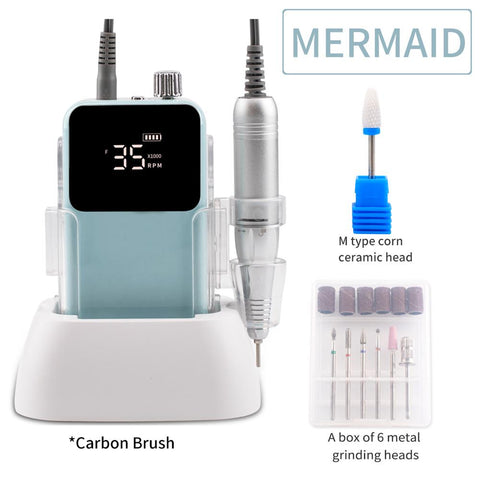 Rechargeable Desktop Base Manicure Electric Machine Nail File -BH01023-Veeddydropshipping