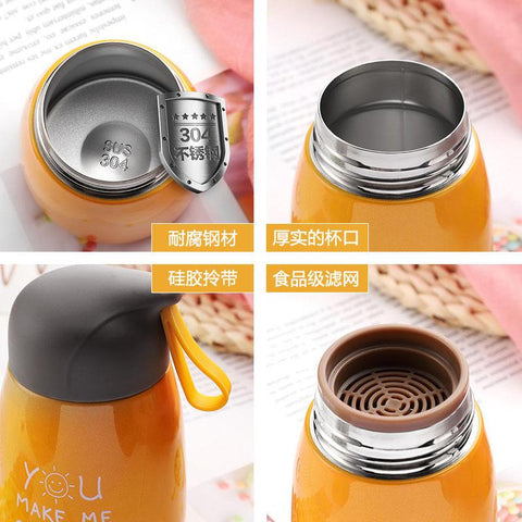 Stainless Steel Cute Thermal Water Bottles-HA01272-Veeddydropshipping