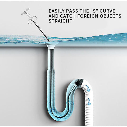 Sewer Pipe Unblocker Bathroom Hair Catcher Tools-HA01060-Veeddydropshipping