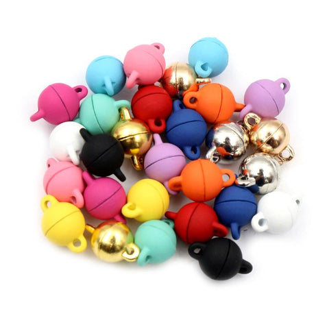 Love Heart Round Shaped  Clasps Beads Charms for DIY-JW01539-Veeddydropshipping