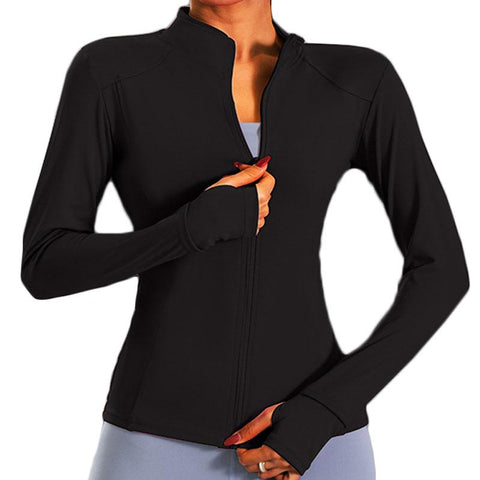 Women  Long Sleeves Sports Running Shirt Breathable Gym Workout -OS00904-Veeddydropshipping