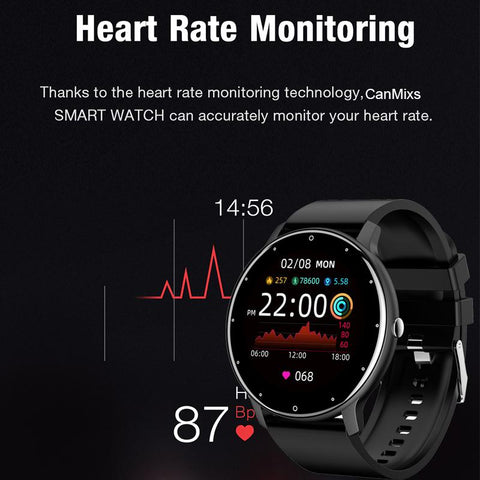 Smartwatch Heart Rate Monitor Waterproof Watches For IOS Android-JW00963-Veeddydropshipping