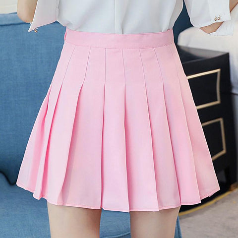 College Style Short Skirt Women A-line Skirt-WF00045-Veeddydropshipping