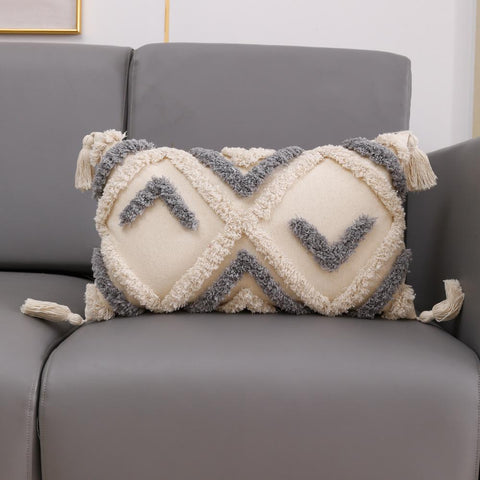 Fringed Suede Pillowcase Bohemian Style Ring Velvet-HA00546-Veeddydropshipping