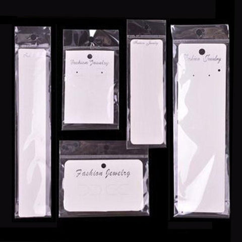 Jewelry Display Card with Transparent Opp Bags for Bags DIY Findings-JW01682-Veeddydropshipping