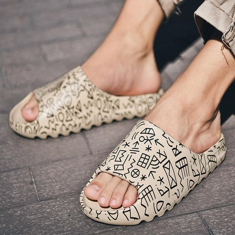 Women Thick 2022 Summer Fashion Printed Platform-BS01161-Veeddydropshipping