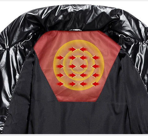 Jacket Windproof Fashion Thermal Coats Solid Color Simple-MF01191-Veeddydropshipping