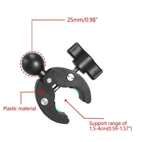 25mm Ballhead Double for Head Clamp Kit Motorcycle Double C -CE00430-Veeddydropshipping