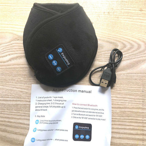 with Mic USB Charge Music Ear Warmer Outdoor-MF00843-Veeddydropshipping