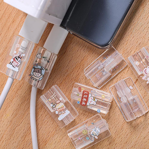 Charger Cable Protector Data Line Cord Protectors Bobbin Winder Protective Case Mobile Phone-PA00881-Veeddydropshipping