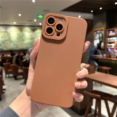 Case For iPhone 14 Pro Max 13 12 11 XS 8 7 SE Shockproof Silicone Cover Colours-PA00106+Veeddydropshipping