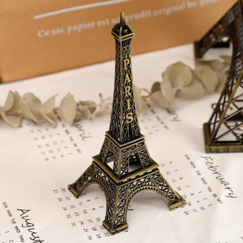 Bronze Paris Eiffel Tower Metal Crafts Home Decoration-HA00322-Veeddydropshipping