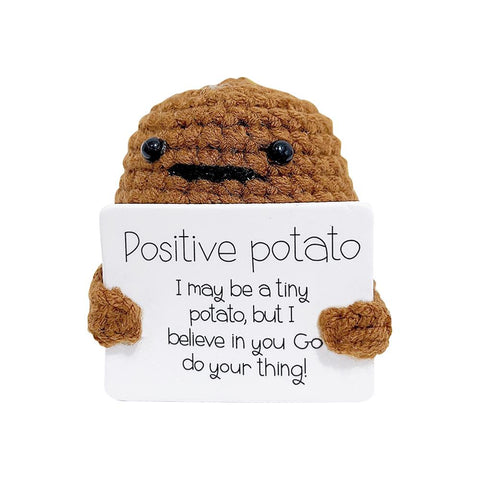 Positive Potato Knitted Doll Inspired Toy-HA00309-Veeddydropshipping