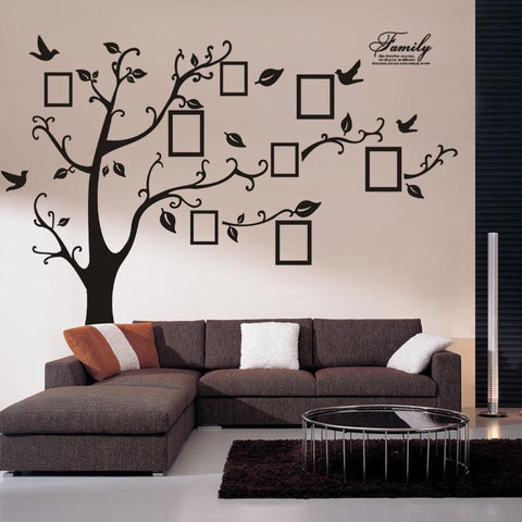 3D DIY Photo Tree PVC Family Wall Stickers-HA00227-Veeddydropshipping